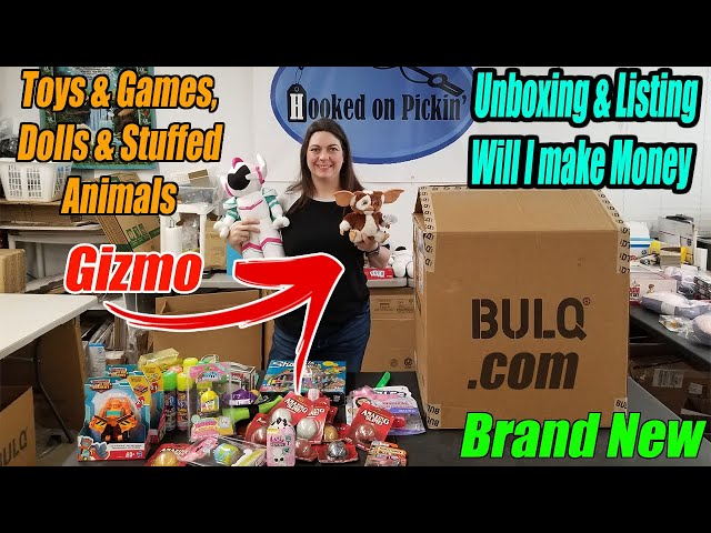 Bulq.com Unboxing & Profit Listing Paid $134.00 Will I make Money? Look it's Gizmo! Yay! 80's Movie
