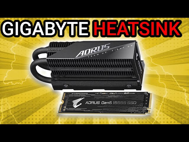 PCIe 5.0 SSD Heatsink vs Motherboard Heatsink! AORUS Gen5 Heatsink Install!