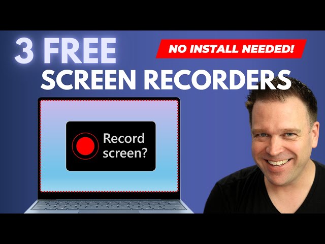 3 Best FREE Screen Recorders | Nothing to install, no watermarks 2024