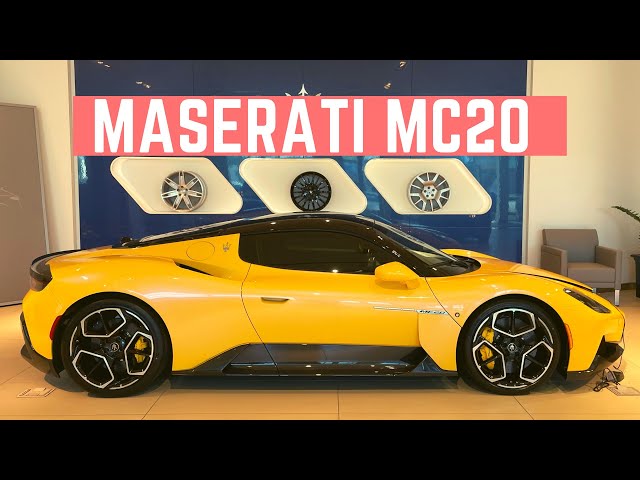 $303k Maserati MC20 in Giallo Genio - Exterior Walk Around at Maserati Dallas