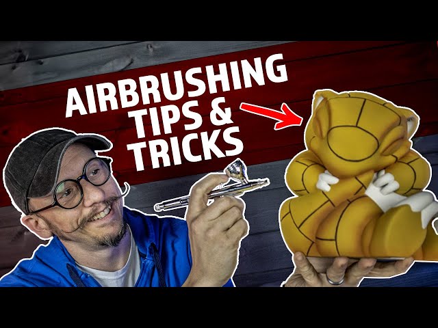 Airbrushing a Pokémon | Airbrush Tips & Tricks for Beginners