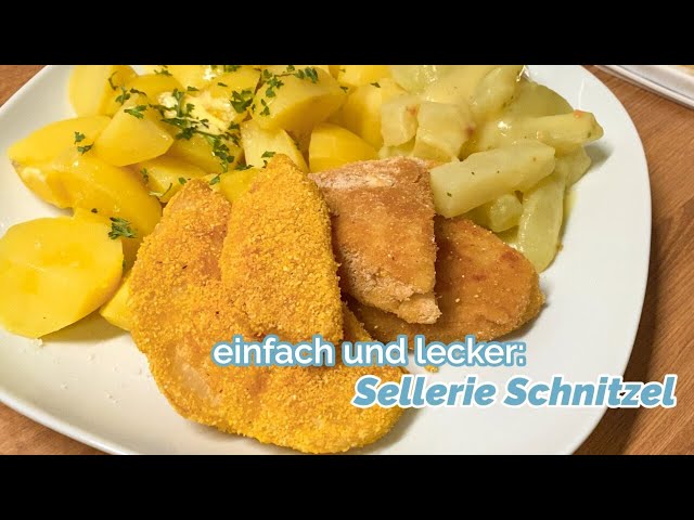 einfach und lecker: Sellerie Schnitzel 🌿