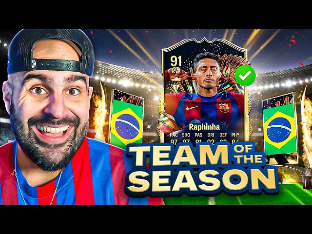 OMG I got TOTS Raphinha!! The BEST Winger In FC24
