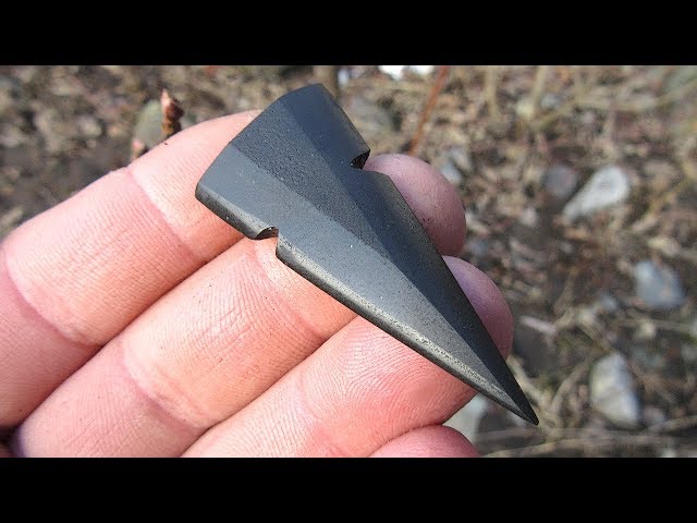 Making a Slate Arrowhead + Stone Knives and Tools in Action