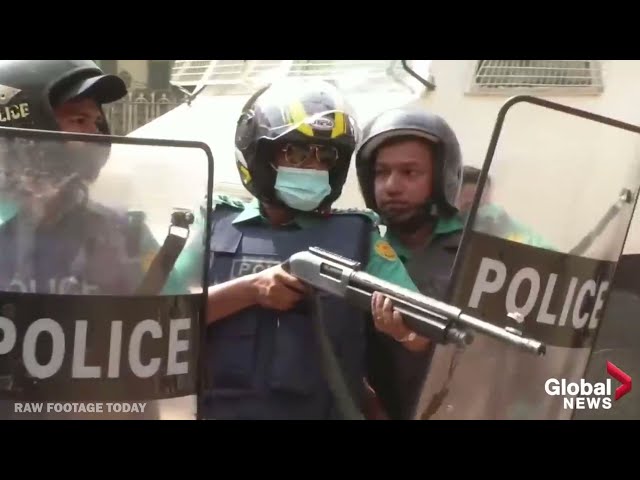 Protesters, police clash in Bangladesh over India PM Modi's visit