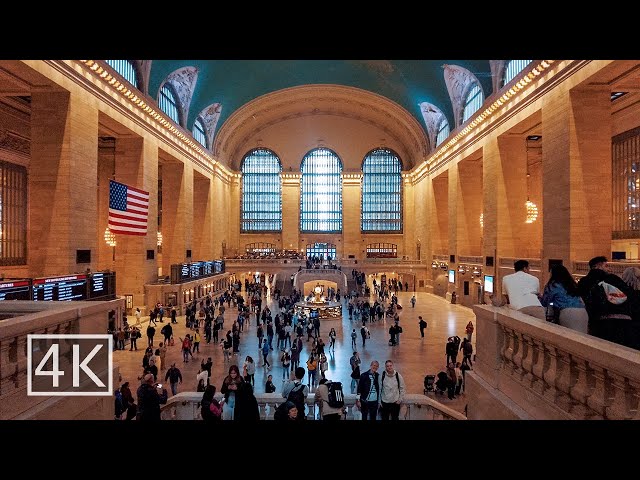 [4K] Grand Central Terminal New York City - Walking Tour