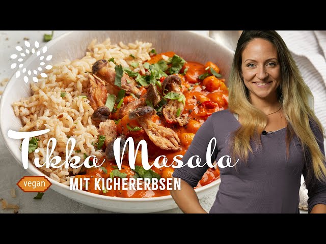 Vegan Tikka Masala with chickpeas 🍛😋
