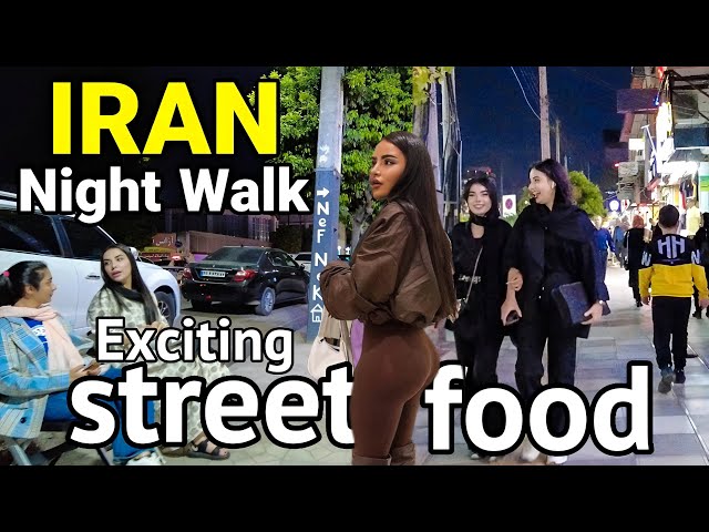 Walk in Iran Ahvaz2023 : Ahvaz's delicious street🇮🇷 Nightlife and street food غذای خیابانی اهواز