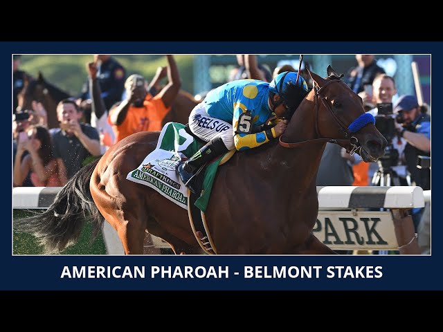 American Pharoah wins the Triple Crown - 2015 Belmont Stakes (G1)