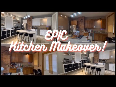 EPIC KITCHEN MAKEOVER IN 100 YEAR OLD HOUSE TO MODERN BEAUTY /DIY KITCHEN ON A BUDGET / SHYVONNE