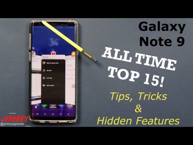 Note 9 ALL TIME Top 15 Tips, Tricks & Hidden Features
