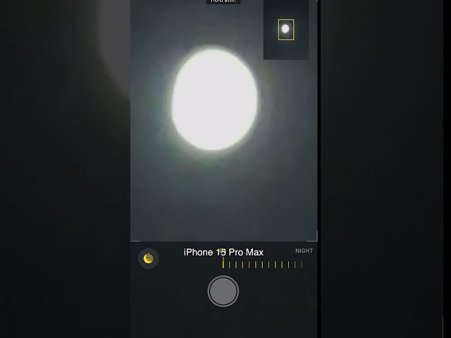 iPhone 15 Pro Max vs Samsung Galaxy S23 Ultra - MOON ZOOM Camera Test. 👀