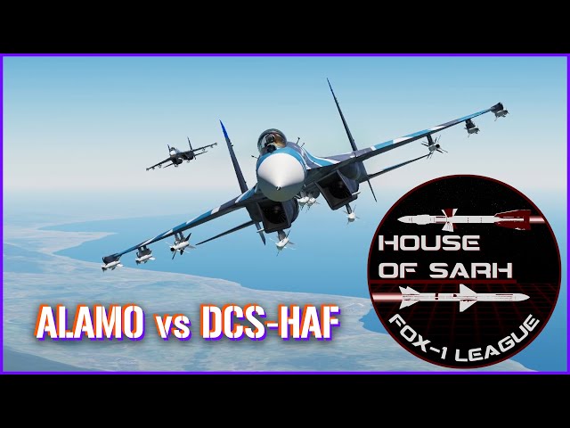 FOX-1!! | ALAMO vs DCS-HAF | 5v5 HOUSE of SARH Tournament | DCS Su-27 Flanker