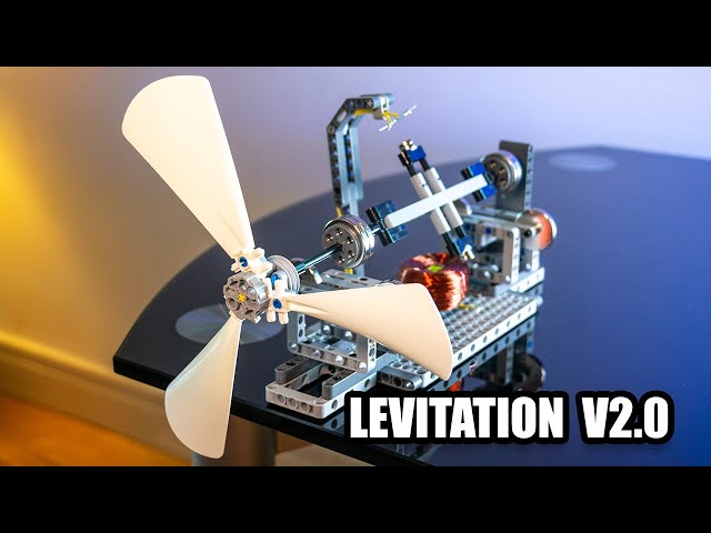Making a Totally Silent LEVITATING Fan Using Lego