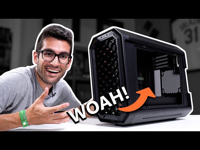 Building an INVERTED PC in the Antec Dark Cube!