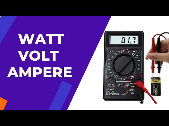 What is WATT _ VOLT _ AMPERE Amp How to Find _ Formula Electronics Course