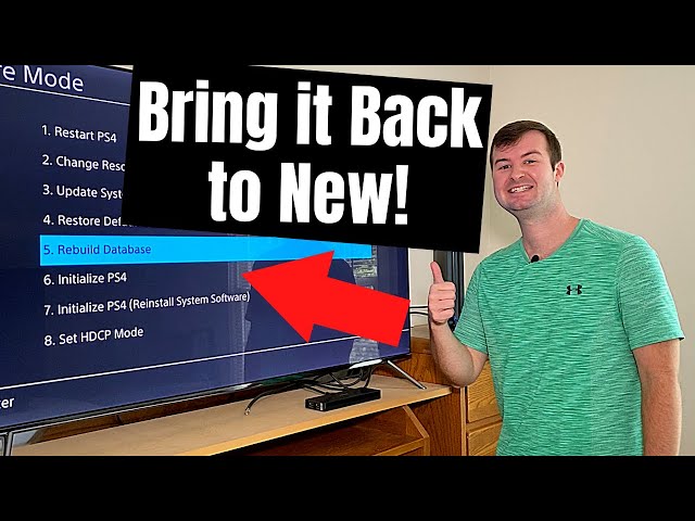 How To Rebuild Database On PS4 - Best Practices To Refresh Your PlayStation Like New Again!