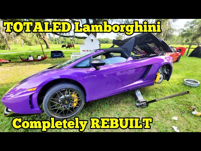 My Salvage Lamborghini is Finished after its Year Long Rebuild. It's Better and Cheaper than NEW!