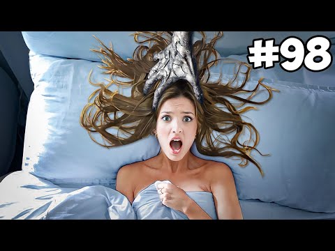 BUSTING 100 SCARY MOVIE MYTHS IN REAL LIFE!!
