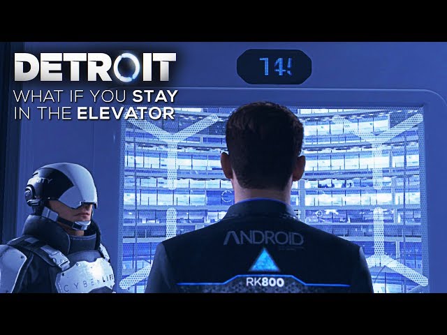 What Happens if You Stay in the Elevator - DETROIT BECOME HUMAN