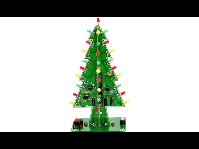 DIY Christmas tree electronic kit - Lesson 9 - Learning electronics with Diana