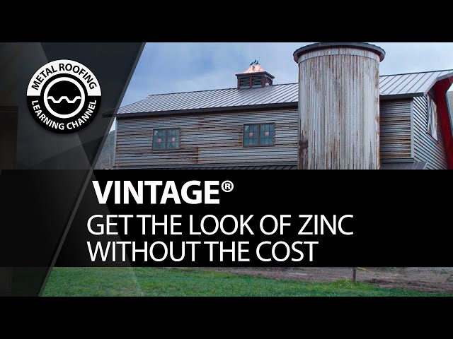 What Is Steelscape Vintage? Painted Steel That Looks Like An Old Zinc Roof Without Cost Or Problems
