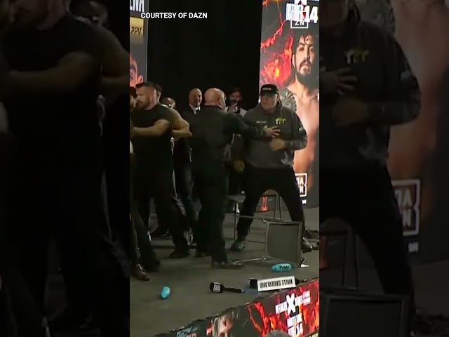 CHAOS! From John Fury at the KSI vs Tommy Fury Press Conference