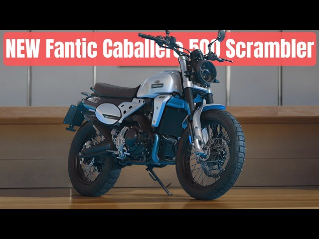 NEW 2024 Fantic Caballero 500 Scrambler: A Modern Icon Retains Its Retro Charm