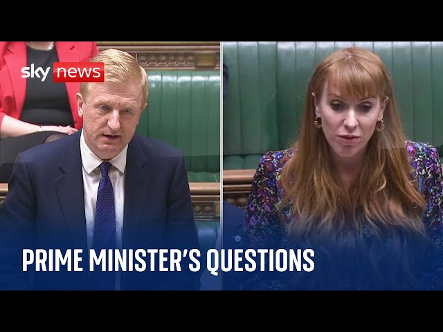 PMQs: Oliver Dowden and Angela Rayner stand in for Rishi Sunak and Sir Keir Starmer | 24th April