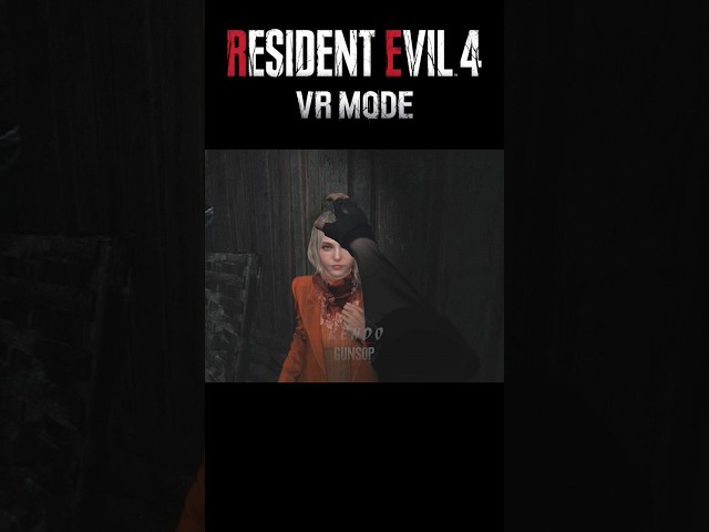Calm Down Ashley! - RESIDENT EVIL 4 REMAKE VR MODE Gameplay #PSVR2 #gaming