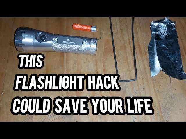 Emergency Flashlight Trick