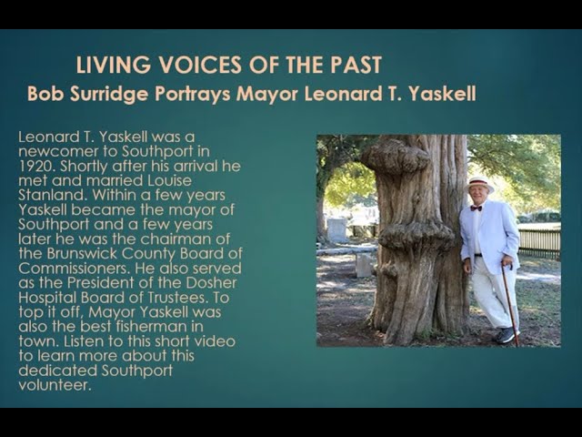 Living Voices of the Past: Mayor Leonard T. Yaskell