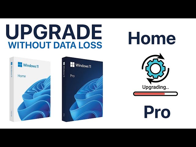 How to Upgrade Windows 11 Home to Pro without Data Loss