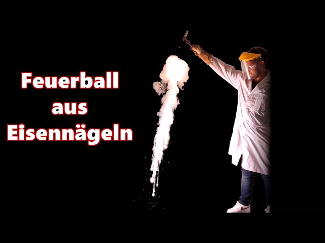 SELBSTENTZÜNDLICHEN Feuerball mit HAUSHALTS-Chemikalien herstellen  [𝟰𝗞] | JJChemistry