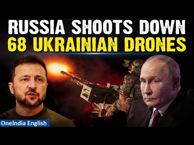 Russia-Ukraine War: Russian air defences shoot down 68 Ukrainian drones | Oneindia