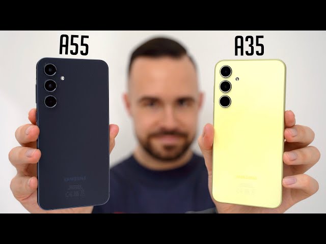 Samsung Galaxy A55 vs. A35 - Ausführlicher Vergleich (Deutsch) | SwagTab