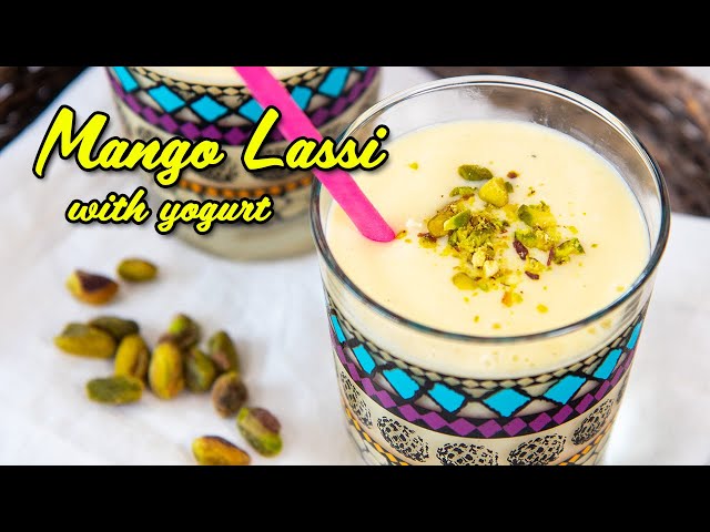 Mango Lassi Recipe with Fresh Mango - Quick & Easy Drinks #Ad