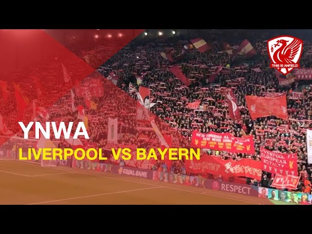 Superb You'll Never Walk Alone | Liverpool vs. Bayern Munich | Anfield