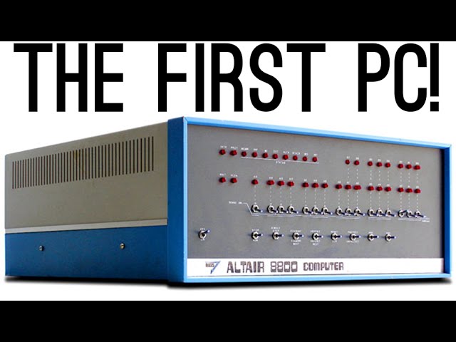 The PC that started Microsoft & Apple! (Altair 8800)