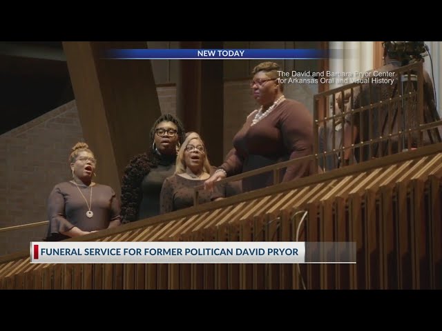 Senator Pryor laid to rest in Little Rock, followed by packed funeral service and President Clinton