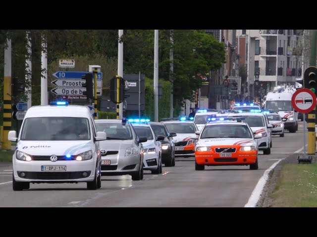 [35x politie achter elkaar!] Zoektocht Jürgen Conings in Maasmechelen: Veel hulpdiensten met spoed!