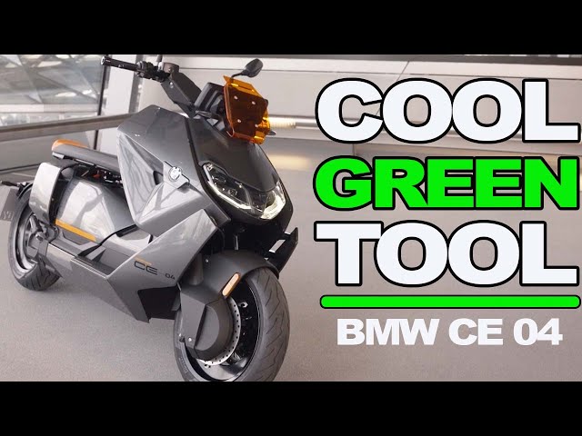 BMW unveils funky new CE 04 electric scooter.