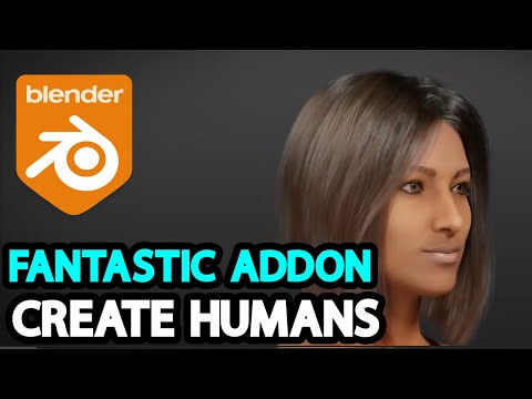 Create Human Characters Fast & Easily in Blender l Human Generator V3