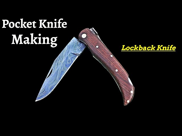 LockBack Pocket Knife Making - #RajputKnives