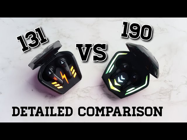 boAt Immortal 131 VS boAt Airdopes 190 || Detailed Comparison || Best Gaming TWS ?