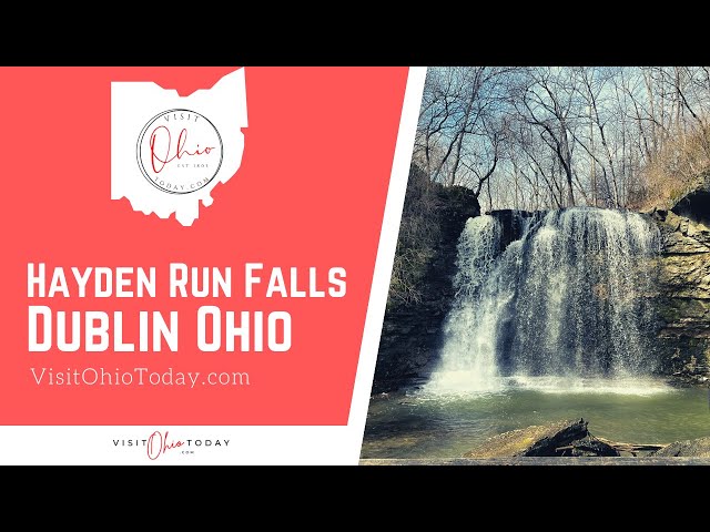 Hayden Run Falls - A unique waterfall in Dublin Ohio