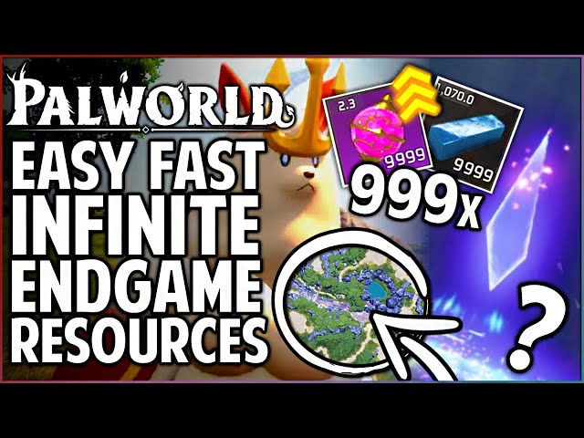 Palworld - How to Get INFINITE Pal Metal Ingot FAST & More - Best Resources Farm Trick & Pals Guide!