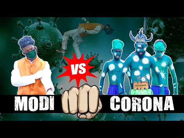 Modi vs Corona fight comedy video || real fools.