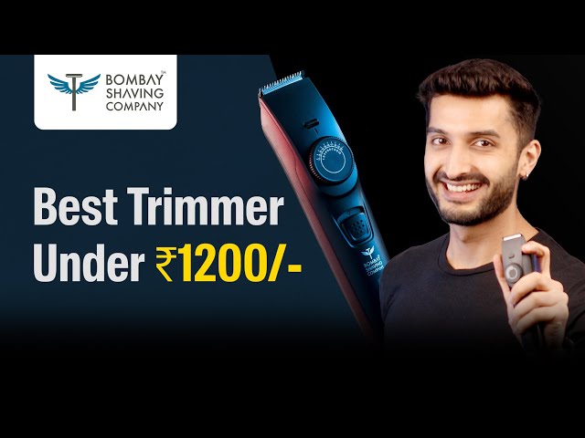 Best Beard Trimmer Under ₹1200 For Men | Bombay Shaving Company | 2 Yr Warranty | 20 Style Settings