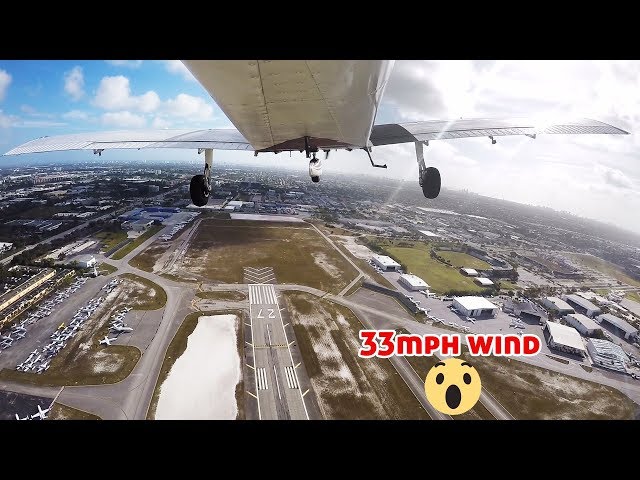 Scary Situation Landing in Strong Wind